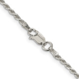 Sterling Silver 1.85mm Diamond-cut Rope Chain - QD-E7C989AA-7263