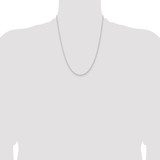 Sterling Silver 1.8mm Solid Rope Chain - QD-88914A22-1186