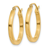 14k 2mm Square Tube Hoop Earrings - T1-EC8F5A4C-9983