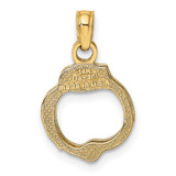 14K 2-Piece Handcuffs Charm - K7-46D0195C-7313