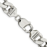 Sterling Silver 10.75mm Figaro Chain - QF-DF2FC8E7-6889