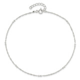 Sterling Silver 10in Plus 1in ext. Anklet - QG-E9C85C53-5069