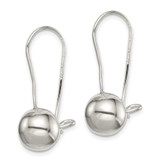 Sterling Silver 10mm Ball Earrings - QE-B2DCC5A5-1312