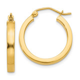14k 2x3mm Square Tube Hoops - T1-186A9AED-2946