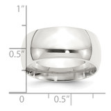 Sterling Silver 10mm Comfort Fit Size 13.5 Band