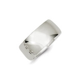 Sterling Silver 10mm Comfort Fit Size 7.5 Band