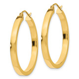 14k 2x3mm Square Tube Hoops - TL-9E0FE393-9242