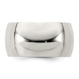 Sterling Silver 10mm Half Round Size 8 Band