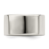 Sterling Silver 10mm Lightweight Flat Size 11.5 Band