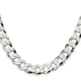 Sterling Silver 11.75mm Flat Curb Chain - QL-9E6E5BA9-5559
