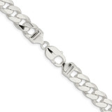 Sterling Silver 11mm Curb Chain - QC-375B95F4-2111