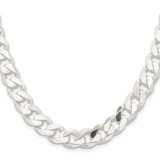 Sterling Silver 11mm Curb Chain - QC-8D3240DA-7270