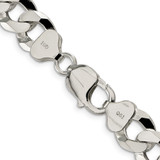Sterling Silver 12.3mm Beveled Curb Chain - QF-468B60CE-8652