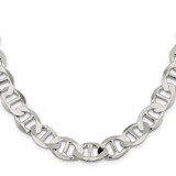 Sterling Silver 12.3mm Flat Anchor Chain - QL-FE5FA718-3066
