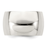 Sterling Silver 12mm Half Round Size 11.5 Band