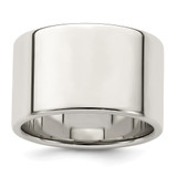Sterling Silver 12mm Lightweight Flat Size 11 Band