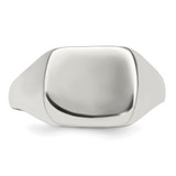 Sterling Silver 12x12mm Closed Back Signet Ring - QR-A4AA20F9-5204