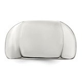 Sterling Silver 12x15mm Open Back Signet Ring - QR-D77771FD-7180