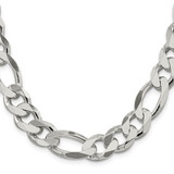 Sterling Silver 13.5mm Figaro Chain - QF-E791FD12-4087