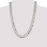 Sterling Silver 14mm Flat Curb Chain - QL-73C93A72-8391