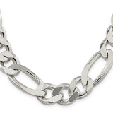 Sterling Silver 15mm Figaro Chain - QF-4315BE2B-8566