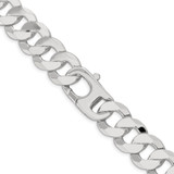 Sterling Silver 16mm Flat Curb Chain - QL-96654FD3-5448