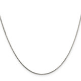 Sterling Silver 1mm 8 Sided Diamond-cut Box Chain - QB-DF728E75-8481