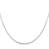 Sterling Silver 1mm Mirror Box Chain - QP-C7F96071-3669