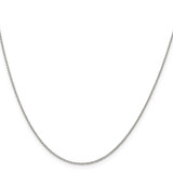 Sterling Silver 1mm Open Elongated Link Curb Chain - QP-40893470-3573