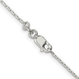 Sterling Silver 1mm Oval Box Chain - QP-CD4CE96F-2492