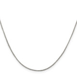 Sterling Silver 1mm Round Box Chain - QH-3F9E765D-5407