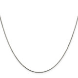 Sterling Silver 1mm Round Franco Chain - QR-F5CF8921-6894