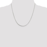 Sterling Silver 1mm Square Snake Chain - QS-32B12423-3805
