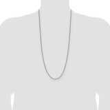 Sterling Silver 2.0mm 8 Sided D/C Double Spiga Chain - QD-1CFE40E0-5751