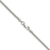 Sterling Silver 2.0mm 8 Sided D/C Double Spiga Chain - QD-D6D61226-5230