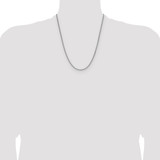 Sterling Silver 2.0mm 8 Sided D/C Double Spiga Chain - QD-D6D61226-5230