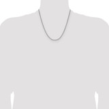 Sterling Silver 2.0mm 8 Sided D/C Double Spiga Chain - QD-F8BD2B7E-4593