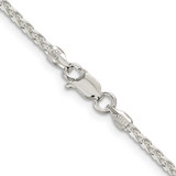 Sterling Silver 2.15mm Diamond-cut Round Spiga Chain - QS-3BC91166-8228