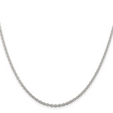 Sterling Silver 2.25mm Cable Chain - QC-FE4263A3-7473
