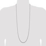 Sterling Silver 2.25mm Diamond-cut Rope Chain - QD-F269BF12-4582