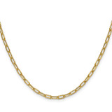 14k 3.0mm Semi-Solid Beveled Paperclip Chain - BC-2837C9F2-6572
