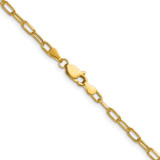 14k 3.0mm Semi-Solid Beveled Paperclip Chain - BC-2AB67472-2666