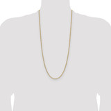 14k 3.0mm Semi-Solid Beveled Paperclip Chain - BC-2AB67472-2666