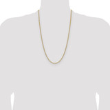 14k 3.0mm Semi-Solid Beveled Paperclip Chain - BC-3EF22197-8587