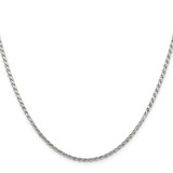 Sterling Silver 2.25mm Flat Rope Chain - QF-16F74BAC-4448