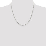 Sterling Silver 2.25mm Flat Rope Chain - QF-16F74BAC-4448