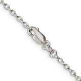 Sterling Silver 2.25mm Oval Cable Chain - QF-16848952-7280