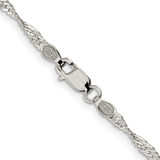 Sterling Silver 2.25mm Singapore Chain - QF-413755E3-5906