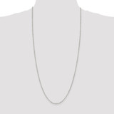 Sterling Silver 2.2mm Diamond-cut Cable Chain - QH-FB9DB394-1164