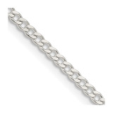 Sterling Silver 2.3mm Beveled Curb Chain - QF-72228643-8559